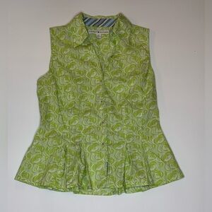Tommy Hilfiger Green Sleeveless Top